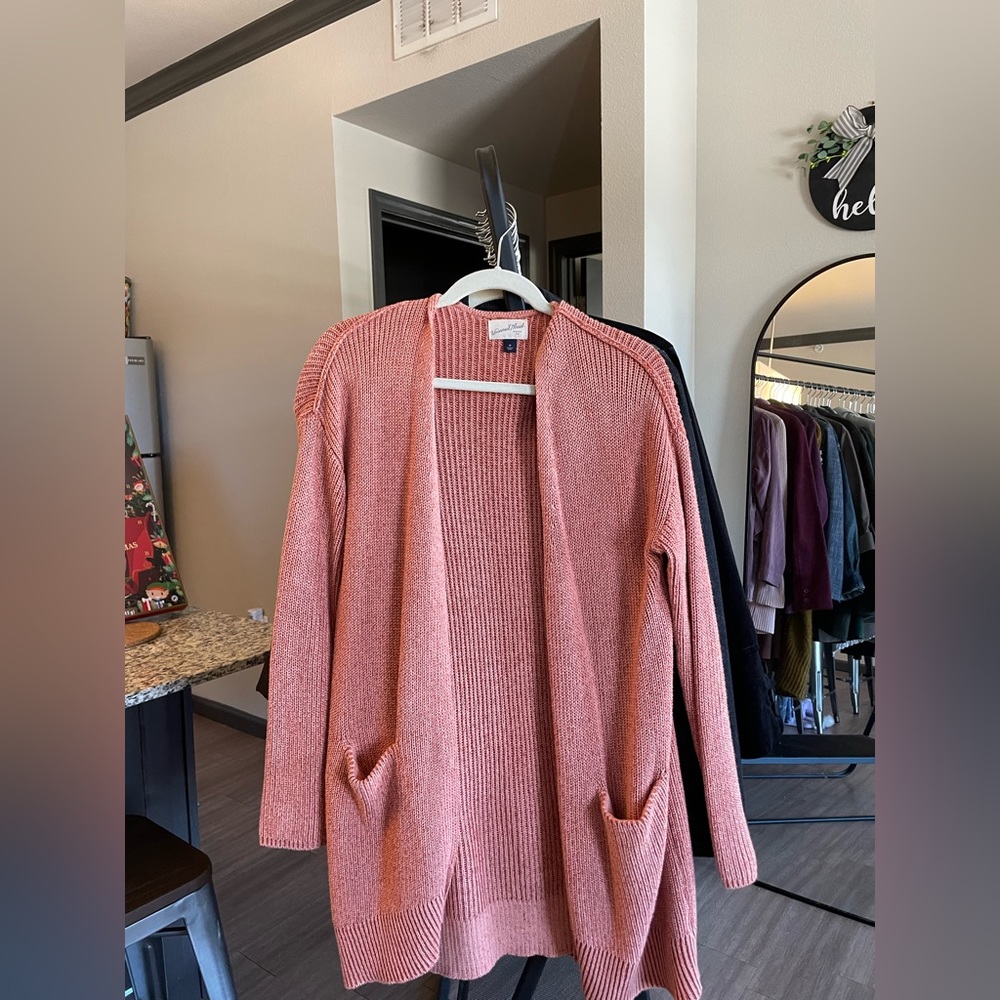 Soft orange cardigan